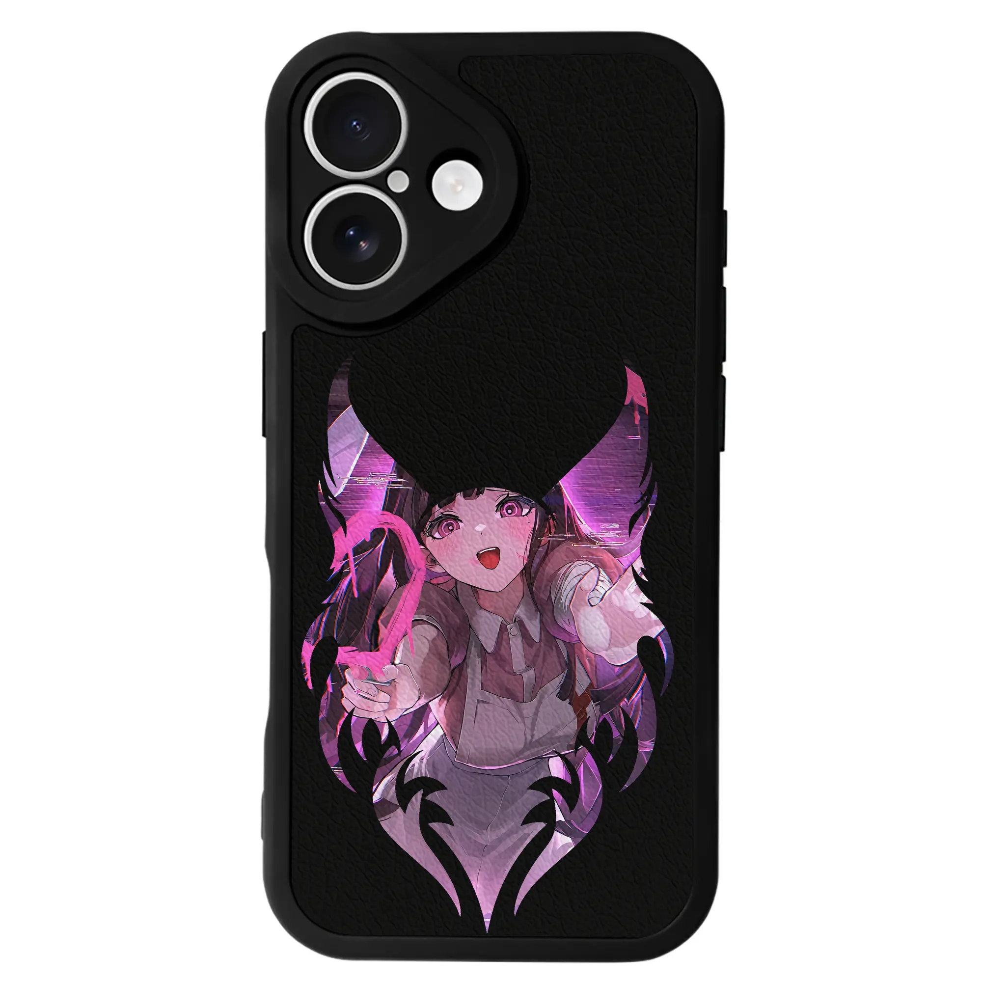 ダンガンロンパ グッズ,罪木蜜柑 - IPhone 16シリーズ対応 ・ シリコンスマホケース ・ レザー調 ・ 高精度フィット ・ 耐衝撃 ・ ワイヤレス充電対応 ・ 精密カット